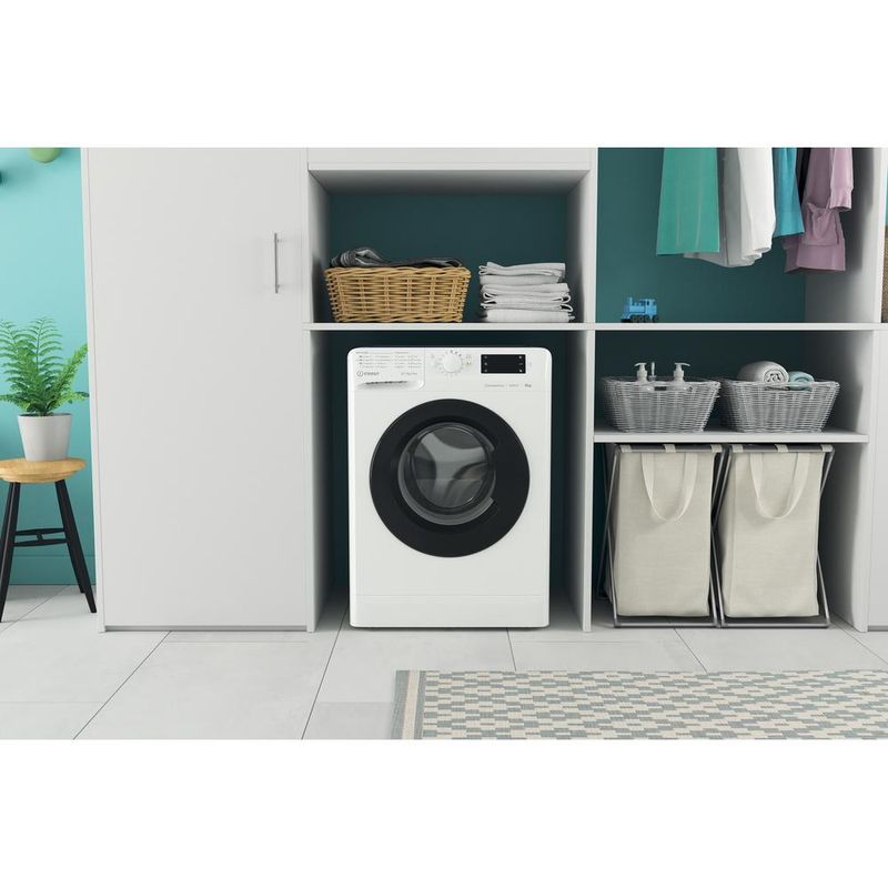 Indesit Pralka Wolnostojące MTWSE 61294 WK EE Biel Ładowany od frontu C Lifestyle frontal