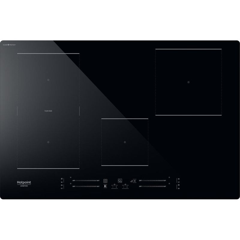 Hotpoint_Ariston Płyta grzejna HS 1377C CPNE Czarny Induction vitroceramic Frontal