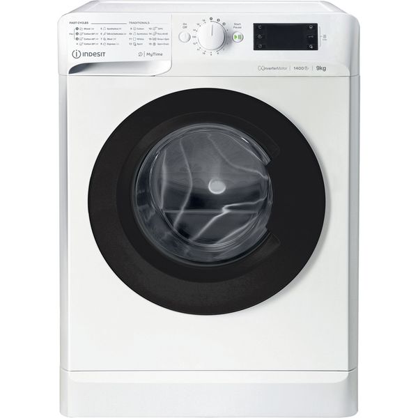 Indesit-Pralka-Wolnostojące-MTWE-91495-WK-EE-Biel-Ładowany-od-frontu-B-Frontal