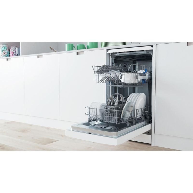 Indesit Zmywarka Wolnostojące DF9E 1B10 Wolnostojące F Lifestyle perspective open