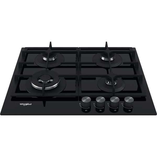 Whirlpool-Płyta-grzewcza-AKT-6465-NB1-Czarny-Gazowy-Frontal-top-down