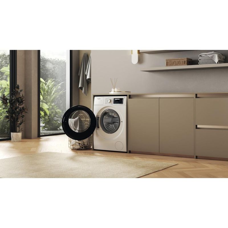 Whirlpool Pralka Wolnostojące W7X 89 SILENCE PL Biel Ładowany od frontu A Lifestyle perspective open