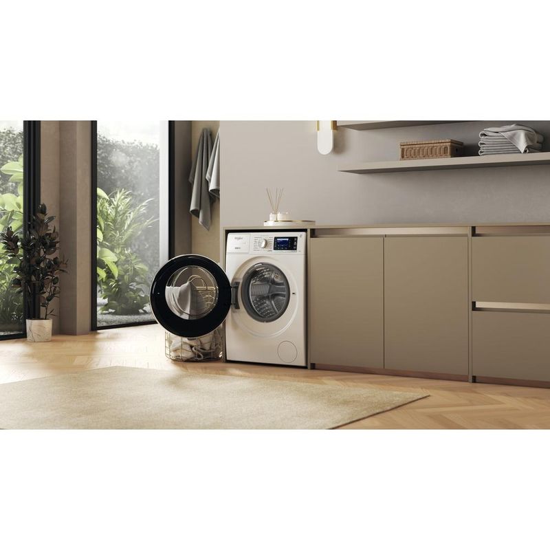 Whirlpool Pralka Wolnostojące W8 09AD SILENCE PL Biel Ładowany od frontu A Lifestyle perspective open