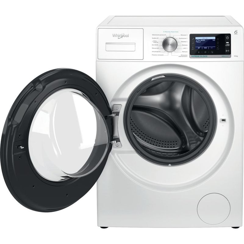 Whirlpool Pralka Wolnostojące W7 09 SILENCE PL Biel Ładowany od frontu A Frontal open