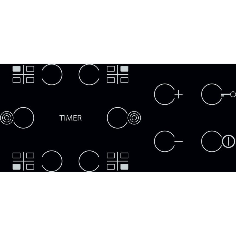 Whirlpool-Płyta-grzewcza-AKT-8210-LX-Czarny-Radiant-vitroceramic-Control-panel