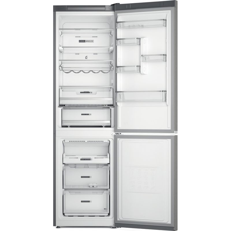 Whirlpool-Lodowka-z-zamrażarką-Wolnostojące-W7X-93T-OX-2-Optic-Inox-Dwudrzwiow-y-a-Frontal-open