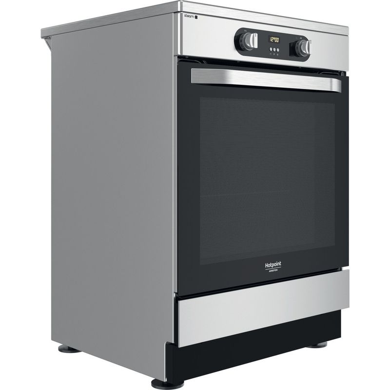 Hotpoint_Ariston-Kuchenka-wolnostojąca-HS68IQ8CHX-E-Inox-Elektryczne-Perspective