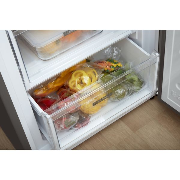 Whirlpool Lodówka z zamrażarką Wolnostojące W9M 841S OX Optic Inox Dwudrzwiow(y)a Drawer