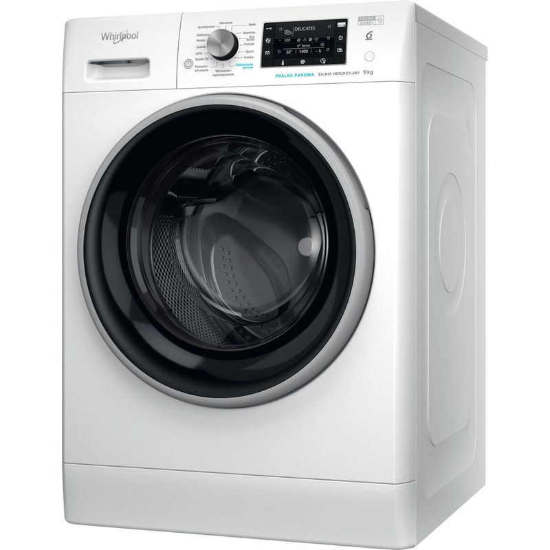 Whirlpool-Pralka-Wolnostojące-MMFFD-9489-BSV-PL-Biel-Ładowany-od-frontu-A-Perspective