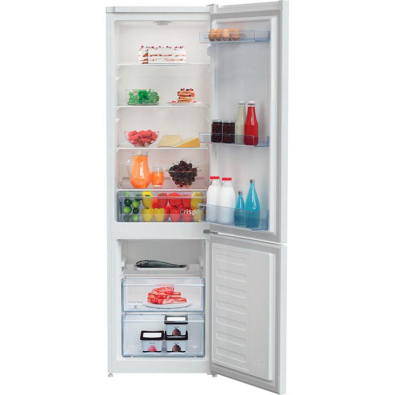 Beko Chłodziarko-zamrażarka Wolnostojące RCSA300K40WN Biały Dwudrzwiow(y)a Lifestyle frontal open