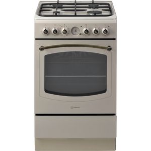 Indesit-Kuchenka-IS5G8MHJ-E-Bladożołty-Gazowy-Frontal