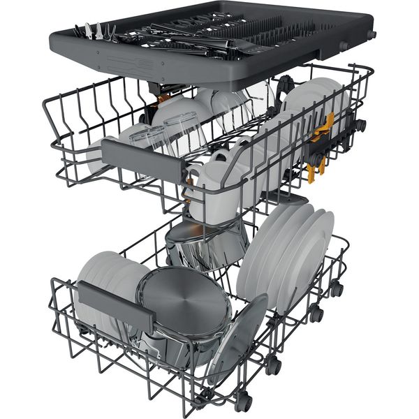 Whirlpool Zmywarka Wolnostojące WH6FC11BS7A0X Wolnostojące C Technical Translucent