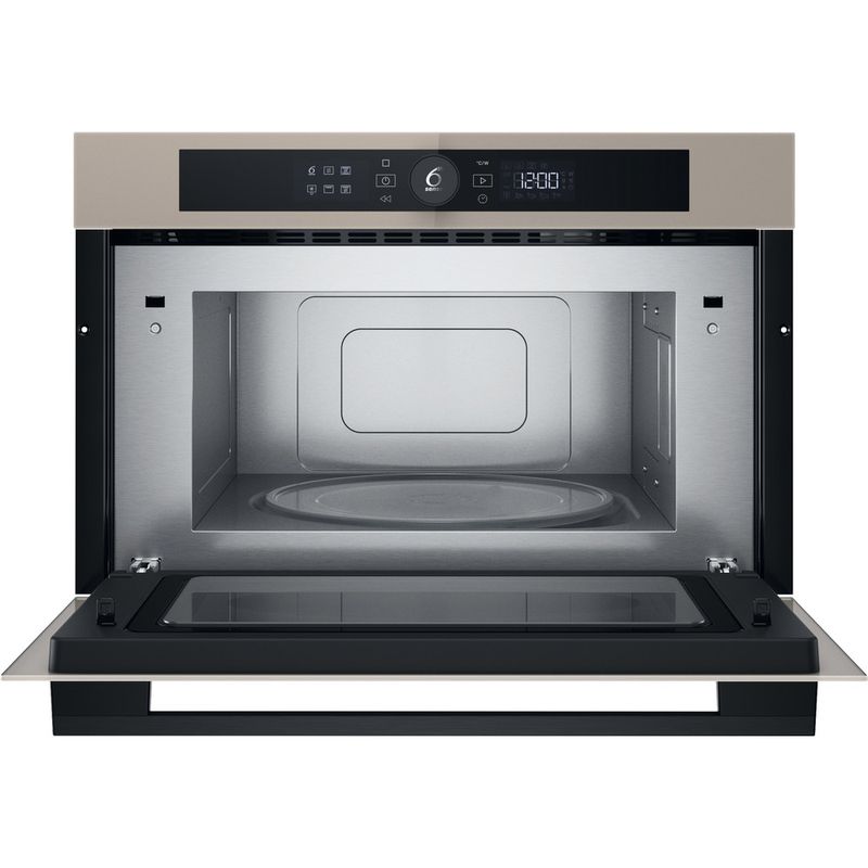 Whirlpool-Mikrofalowka-Do-zabudowy-WMD54MBG-Urban-beige-Elektroniczny-31-MW---Grill-1000-Frontal-open