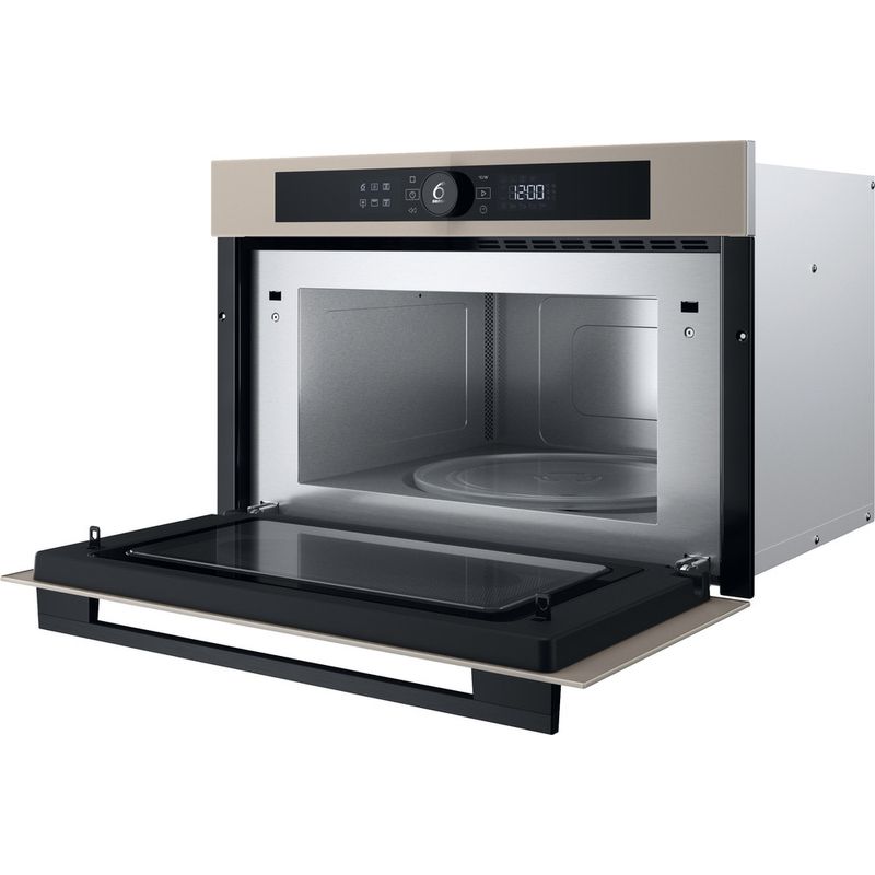 Whirlpool-Mikrofalowka-Do-zabudowy-WMD54MBG-Urban-beige-Elektroniczny-31-MW---Grill-1000-Perspective-open