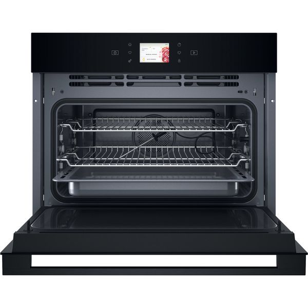 Whirlpool Mikrofalówka Do zabudowy WCW9O7PHTSB Czarny Elektroniczny 53 MW-Combi 950 Frontal open