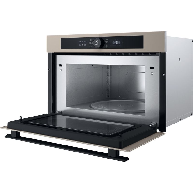 Whirlpool-Mikrofalowka-Do-zabudowy-WMD44ME-Urban-beige-Elektroniczny-31-MW---Grill-1000-Perspective-open