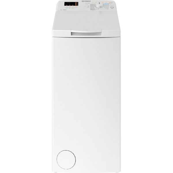 Indesit Pralka Wolnostojące BTW S50400 PL/N Biel Ładowana od góry C Frontal