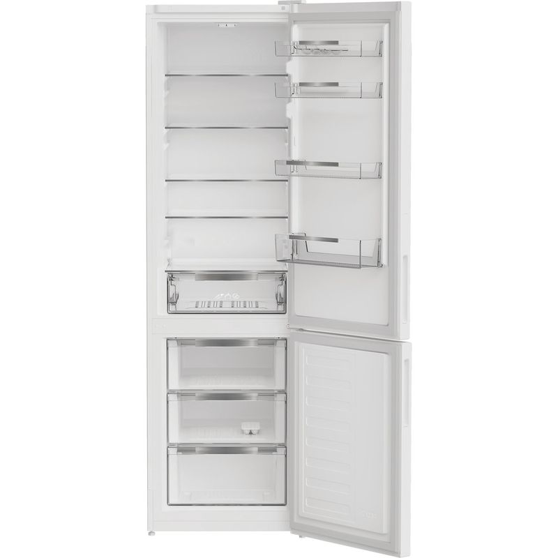 Indesit-Lodowka-z-zamrażarką-Wolnostojące-INKS-1401-W4E-Biel-Dwudrzwiow-y-a-Frontal-open