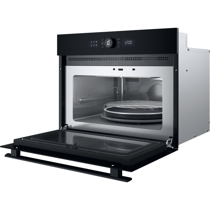 Whirlpool-Mikrofalowka-Do-zabudowy-WMW44HMB-Czarny-Elektroniczny-40-MW---Grill-900-Perspective-open