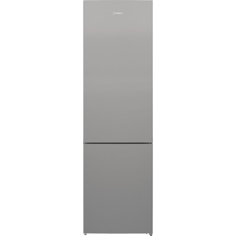Indesit-Lodowka-z-zamrażarką-Wolnostojące-INKS-1401-S4E-Srebrny-Dwudrzwiow-y-a-Frontal