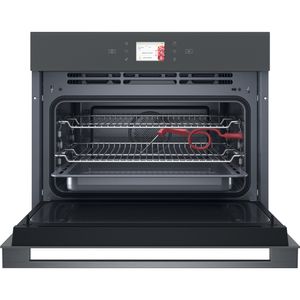 Whirlpool Mikrofalówka Do zabudowy WCW11O7FHTSSM Stardust grey matte Elektroniczny 53 MW-Combi 950 Frontal open
