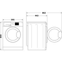 Pralka ładowana od przodu wolnostojąca Indesit: 6,0 kg - MTWSE 61254 WB PL