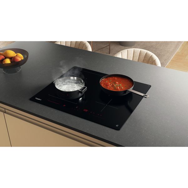 Whirlpool Płyta grzewcza WLX6001DNF Czarny Induction vitroceramic Lifestyle perspective
