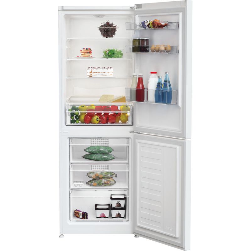 Indesit-Lodowka-z-zamrażarką-Wolnostojące-INKS-1341-W4E-Biel-Dwudrzwiow-y-a-Lifestyle-frontal-open
