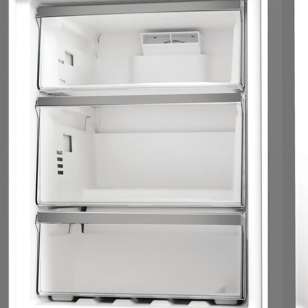 Whirlpool Lodówka z zamrażarką Wolnostojące WPC 83I XBR Srebrny Dwudrzwiow(y)a Drawer