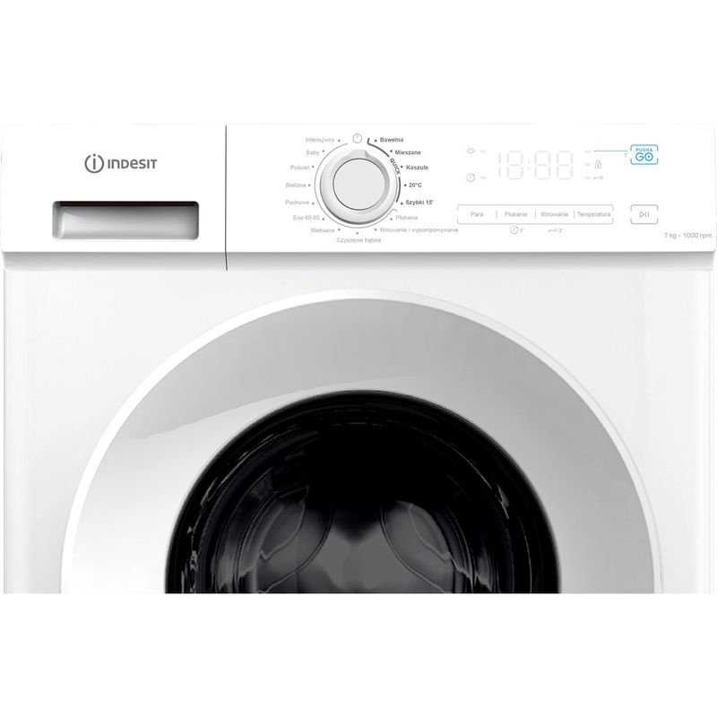 Indesit Pralka Wolnostojące IMA 760 MY TIME PL Biel Ładowany od frontu A Control panel