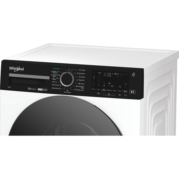 Whirlpool Pralka Wolnostojące WPM 07W ADS EE Biel Ładowany od frontu A Lifestyle control panel