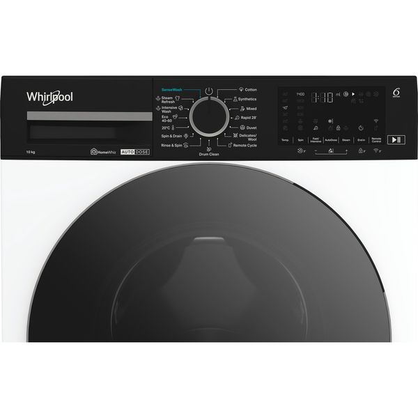 Whirlpool Pralka Wolnostojące WPM 07W ADS EE Biel Ładowany od frontu A Control panel