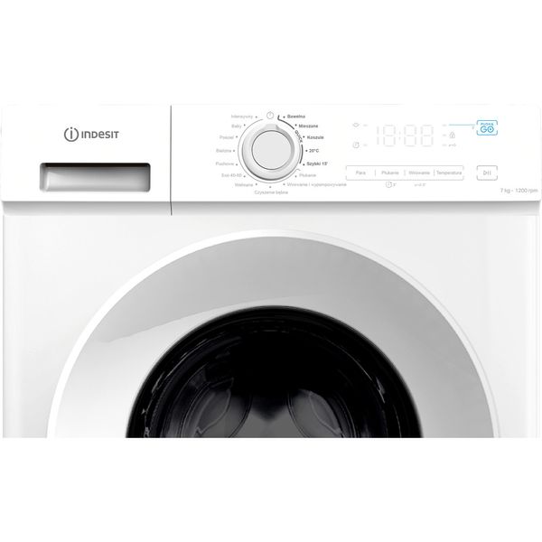 Indesit Pralka Wolnostojące IMA 762 MY TIME PL Biel Ładowany od frontu A Control panel
