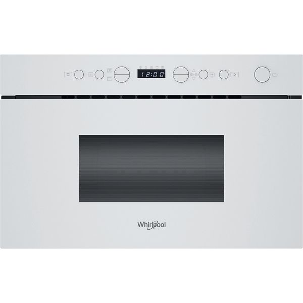 Whirlpool Mikrofalówka Do zabudowy WMN14BW Biel Elektroniczny 22 MW + Grill 750 Frontal