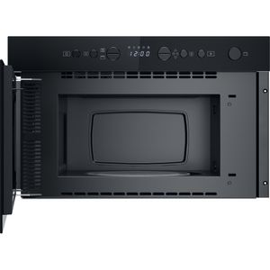 Whirlpool Mikrofalówka Do zabudowy WMN14BB Czarny Elektroniczny 22 MW + Grill 750 Frontal open