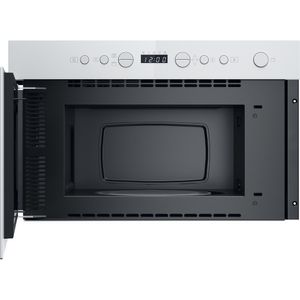 Whirlpool Mikrofalówka Do zabudowy WMN14BW Biel Elektroniczny 22 MW + Grill 750 Frontal open