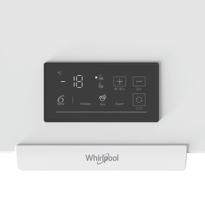 Whirlpool Zamrażarka Wolnostojące W3RHS14EW Biel Control panel