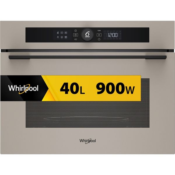 Whirlpool-Mikrofalowka-Do-zabudowy-WMW57DHME-Urban-beige-Elektroniczny-40-MW-Combi-900-Frontal