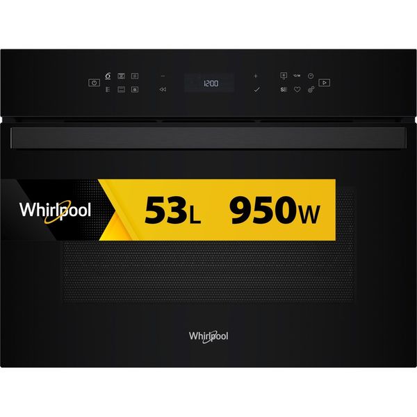 Whirlpool-Mikrofalowka-Do-zabudowy-WCW6O7HTB-Czarny-Elektroniczny-53-MW-Combi-950-Frontal