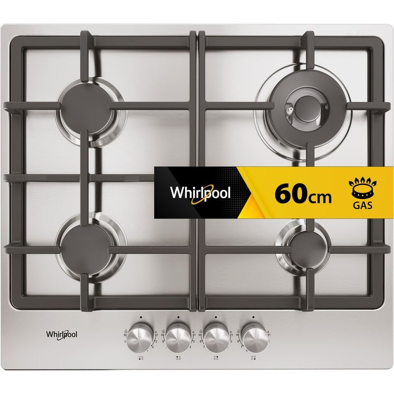 Whirlpool-Płyta-grzewcza-TGML-661-IX-Inox-Gazowy-Frontal