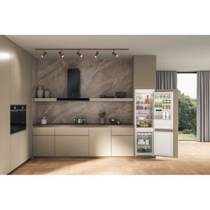 Whirlpool Lodówka z zamrażarką Do zabudowy WHC18D051A1 Biel Dwudrzwiow(y)a Lifestyle frontal open