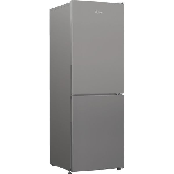 Indesit Lodówka z zamrażarką Wolnostojące INKS 1341 S4E New Silver – ARC 1035 Dwudrzwiow(y)a Perspective
