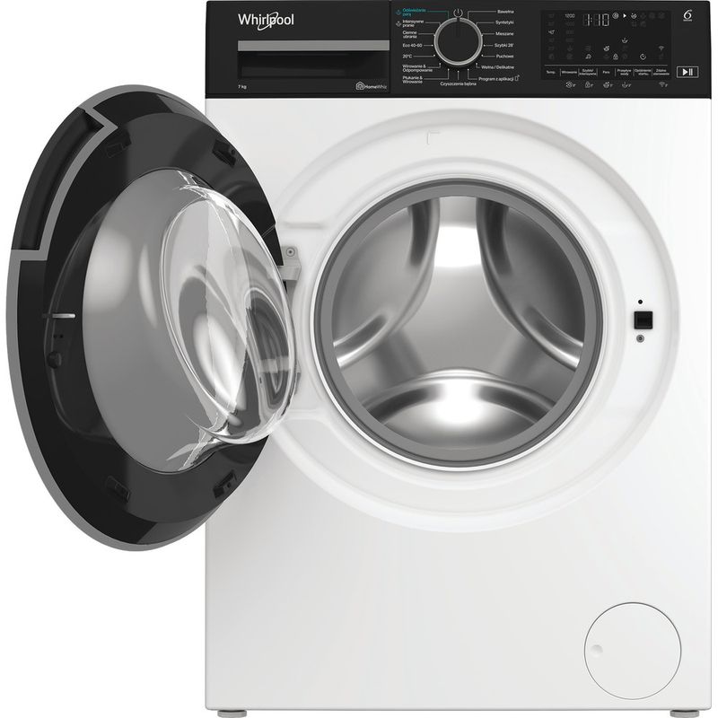 Whirlpool Pralka Wolnostojące WAM 762 WBB PL Biel Ładowany od frontu A Frontal open