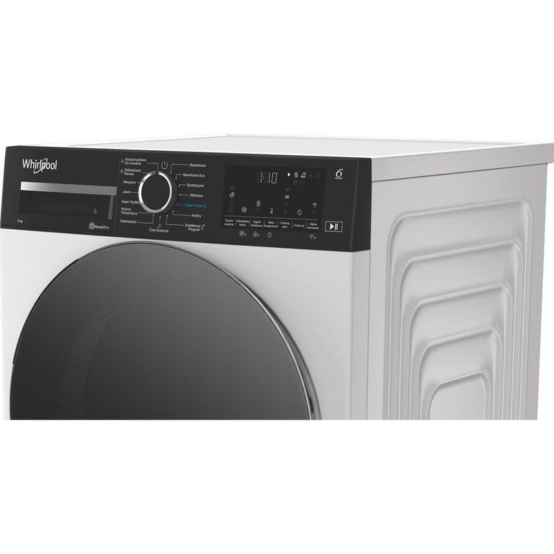 Whirlpool Suszarka MX WD 95M WBR PL Biel Lifestyle control panel