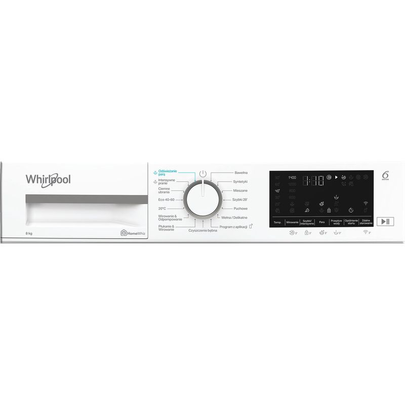 Whirlpool Pralka Wolnostojące WAM 87W PL Biel Ładowany od frontu A Program