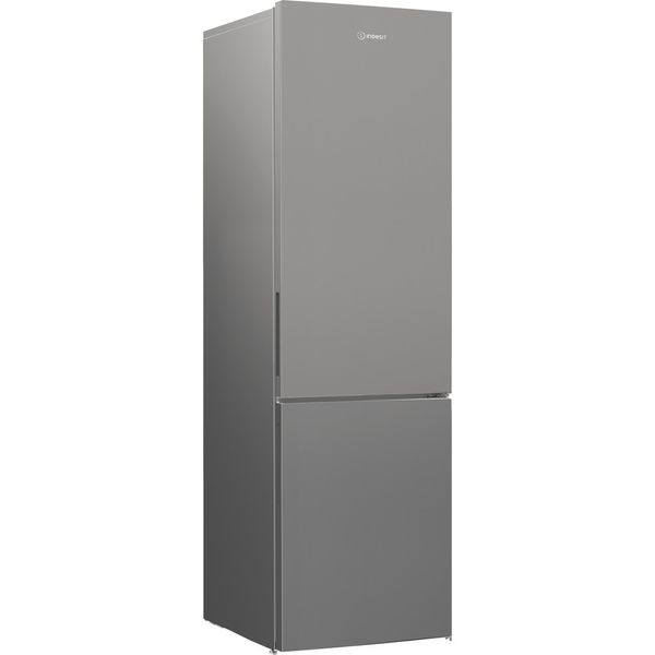 Indesit Lodówka z zamrażarką Wolnostojące INKS 1401 S4E New Silver – ARC 1035 Dwudrzwiow(y)a Perspective