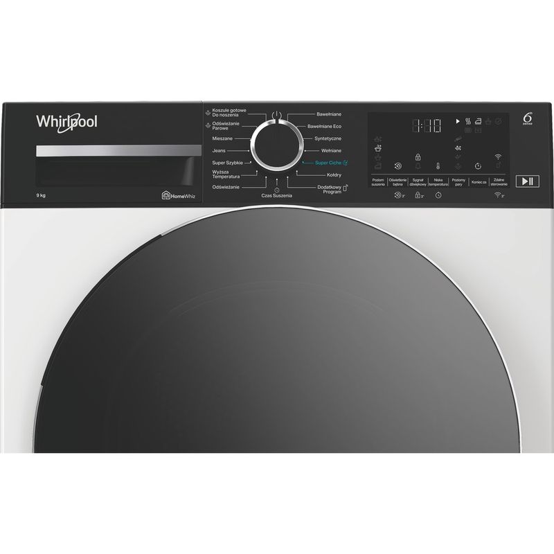 Whirlpool Suszarka MX WD 95M WBR PL Biel Control panel