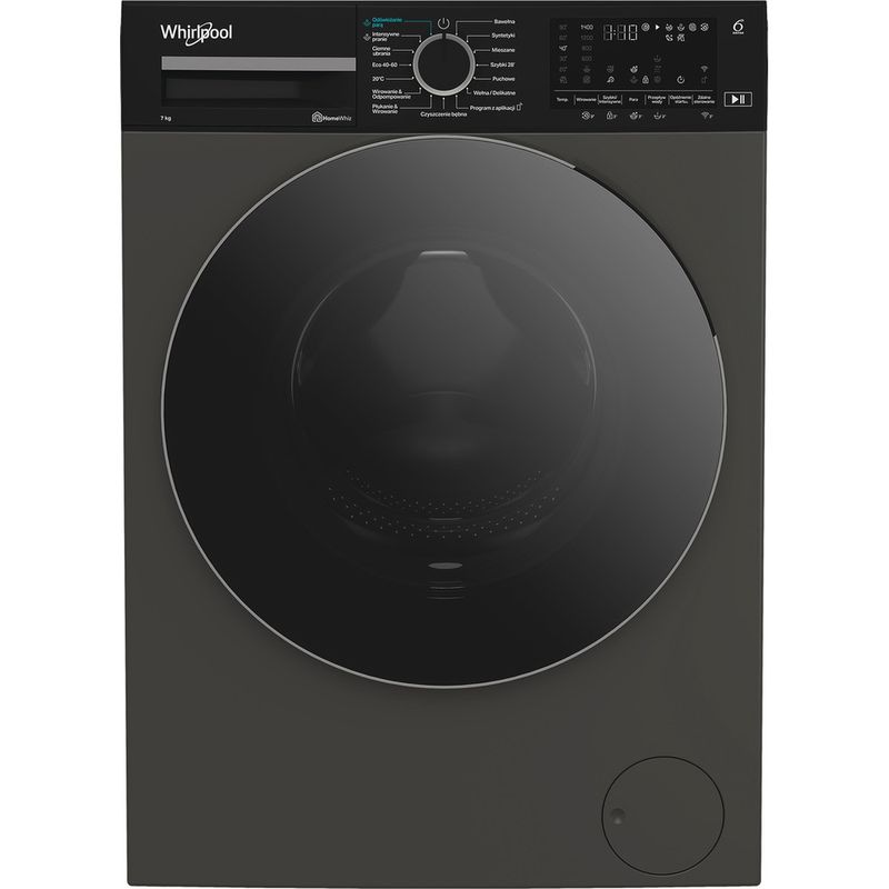 Whirlpool Pralka Wolnostojące WAM 764GKBC PL Szary Manhattan Ładowany od frontu A Frontal
