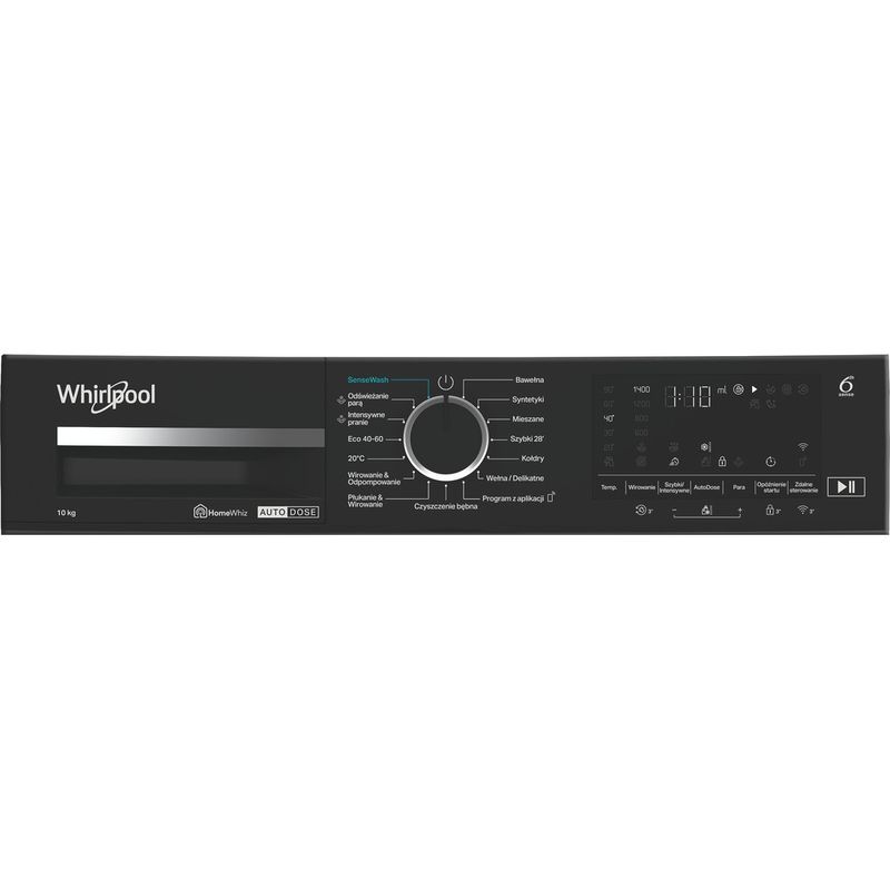 Whirlpool Pralka Wolnostojące MXWM 07G ADS PL Szary Manhattan Ładowany od frontu A Program