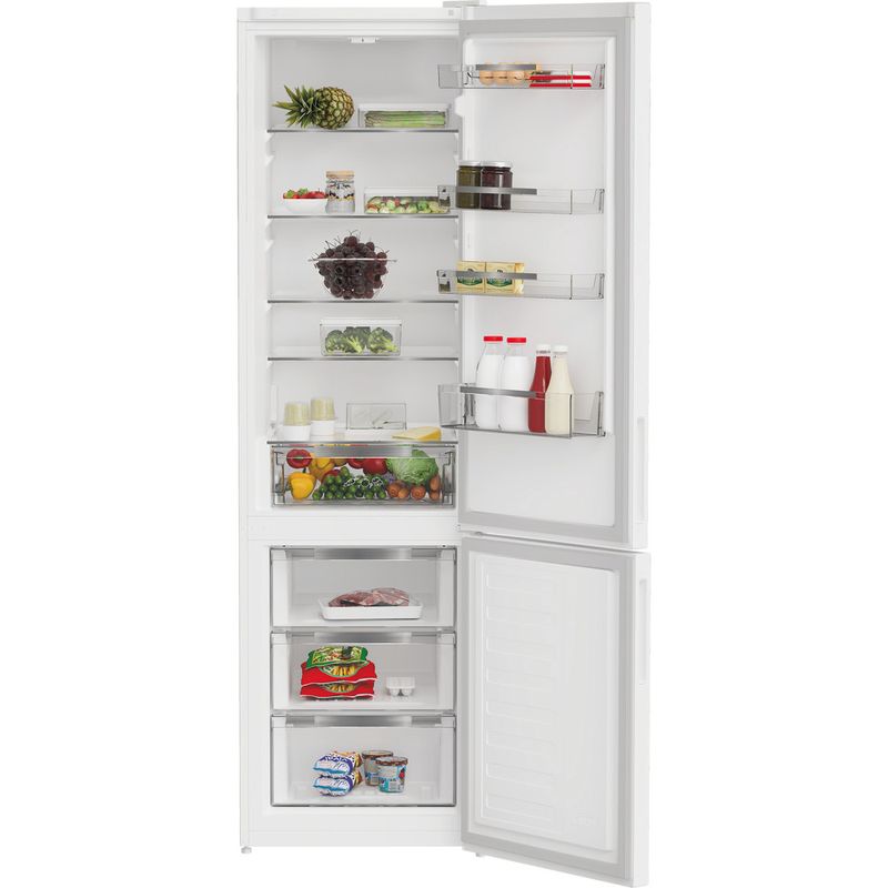 Indesit Lodówka z zamrażarką Wolnostojące INKS 1401 W4E White - ARC P1 Dwudrzwiow(y)a Lifestyle frontal open